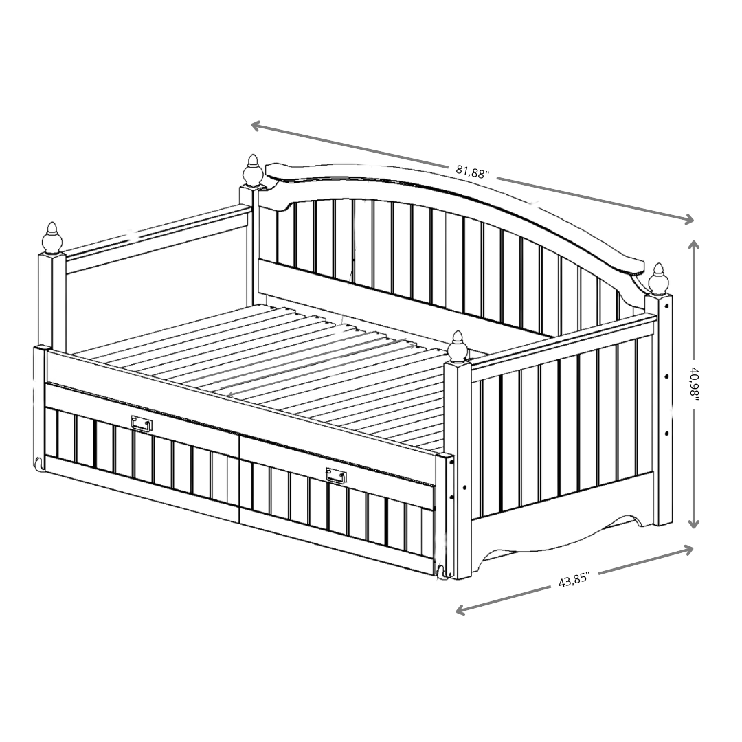 Hillshire Extendable Daybed