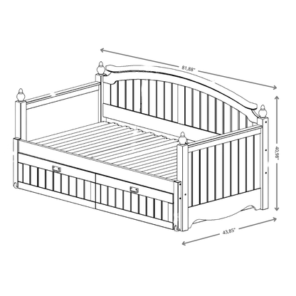 Hillshire Extendable Daybed