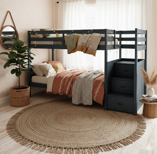 Olivia Twin/Twin Bunkbed with Staircases