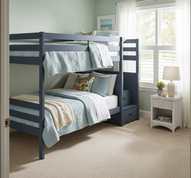 Olivia Twin/Twin Bunkbed with Staircases