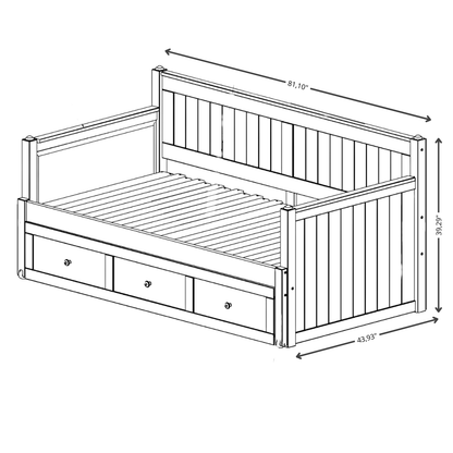 OakCrest Extendable Daybed